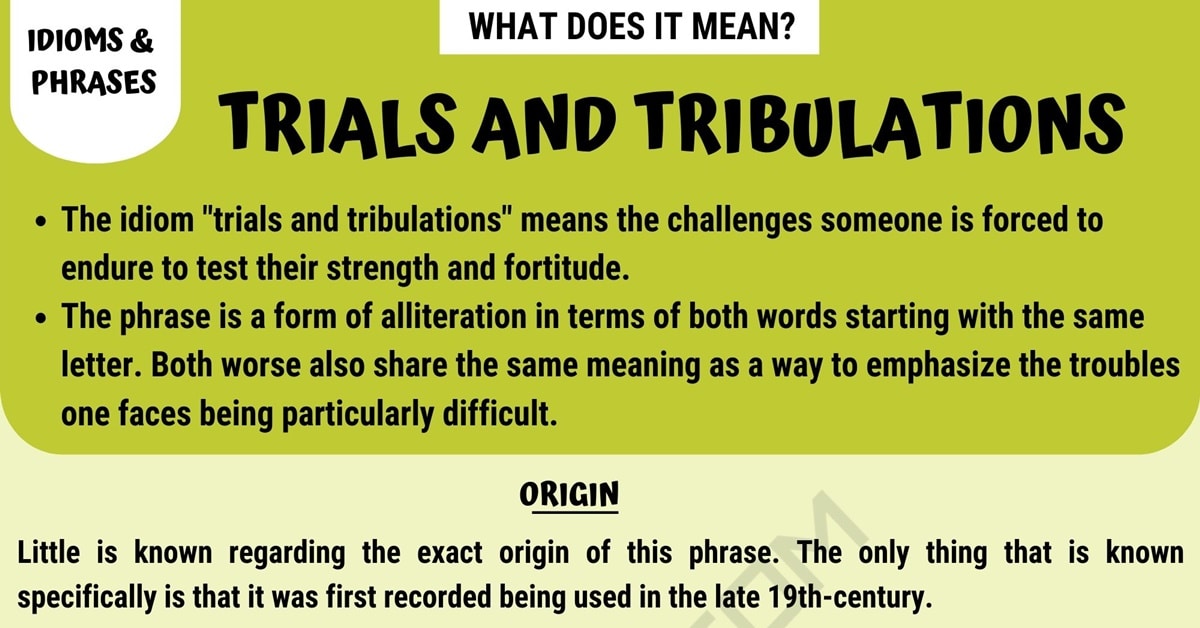 Trials Meaning