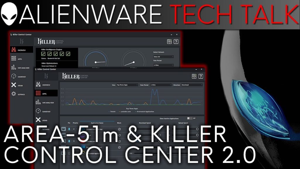 Центр управления intel killer control center