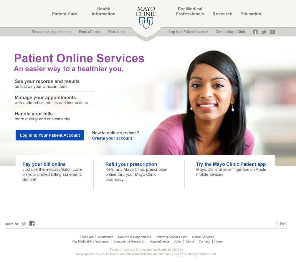 Mayo Online Patient Login