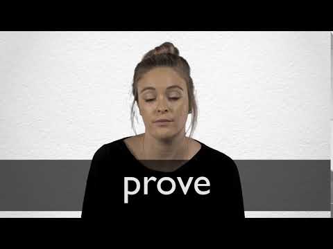 Prove Definition