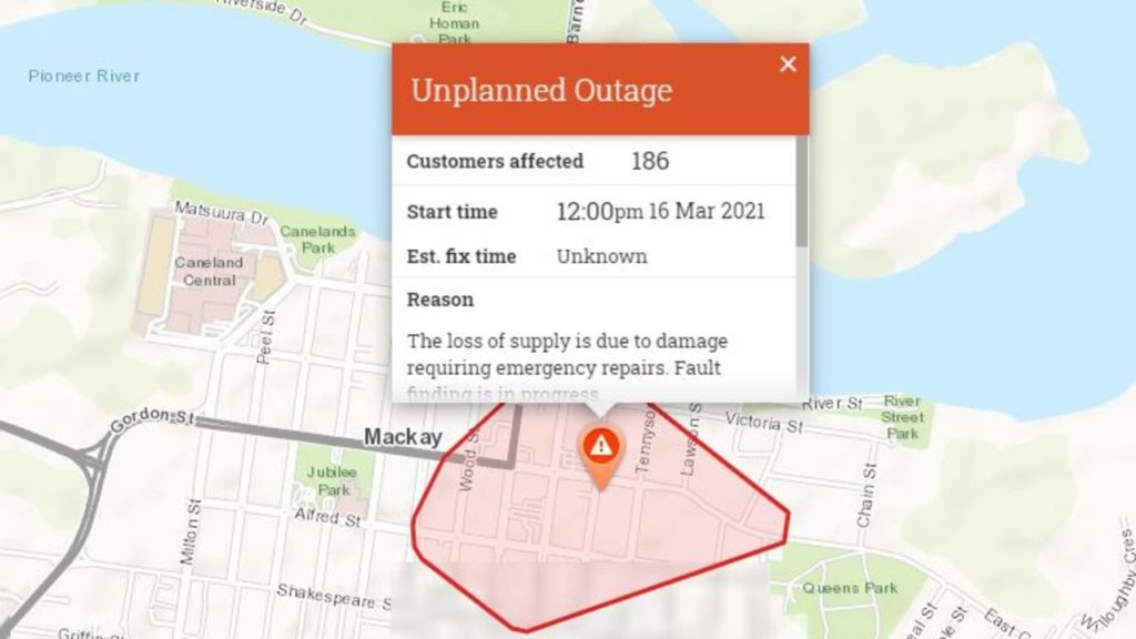 Crews decide reason behind Mackay CBD energy outage